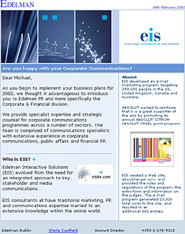 Internal marketing newsletter